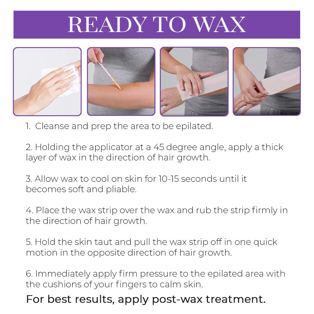 Clean + Easy Original Wax Microwave Kit, 35 Ounce : Hair Waxing Kits : Beauty & Personal Care