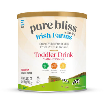 Pure Bliss Irish Farms Toddler Drink 12-36 Months Easy To Digest European-Made Non-Gmo 24.7-Oz Powder Can (Pack Of 1)