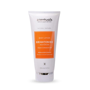 Body Lotion Brightening Cream, Moisturizer Made With Hyaluronic Acid And Vitamin C, Scented With Essential Oil Blend Citrus, Brightening Serum, Cruelty Free, Natural Skin Care Products, 200 Ml