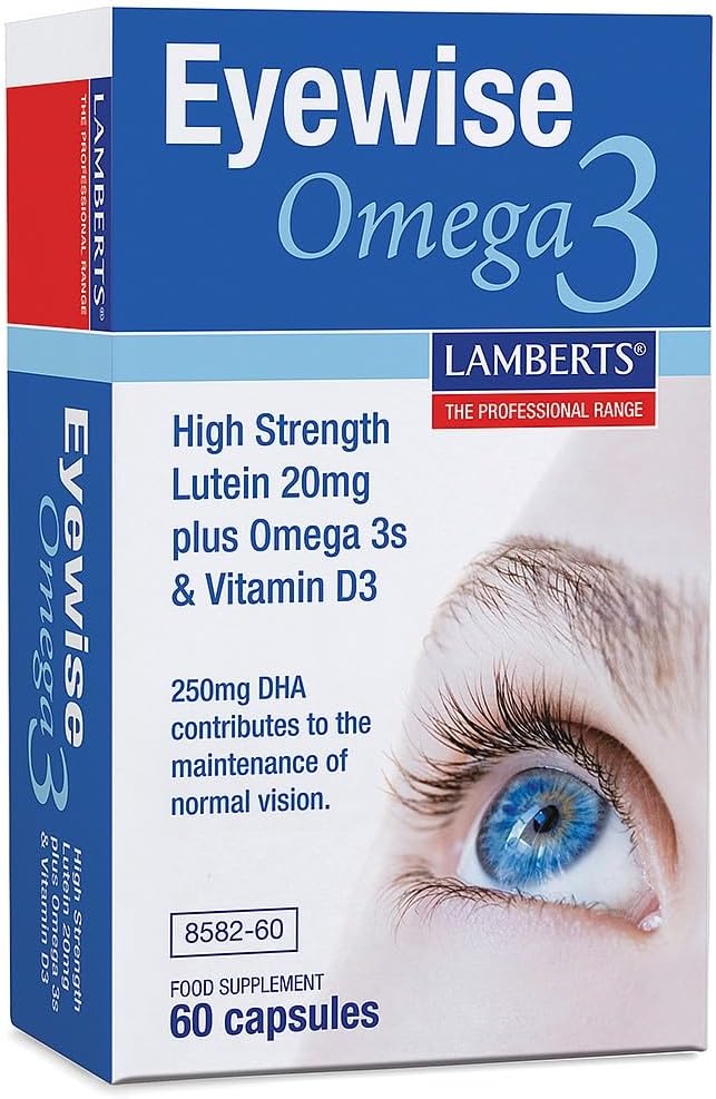 Lamberts Eyewise Omega 3 60 Capsules - Eye Health Support Formula