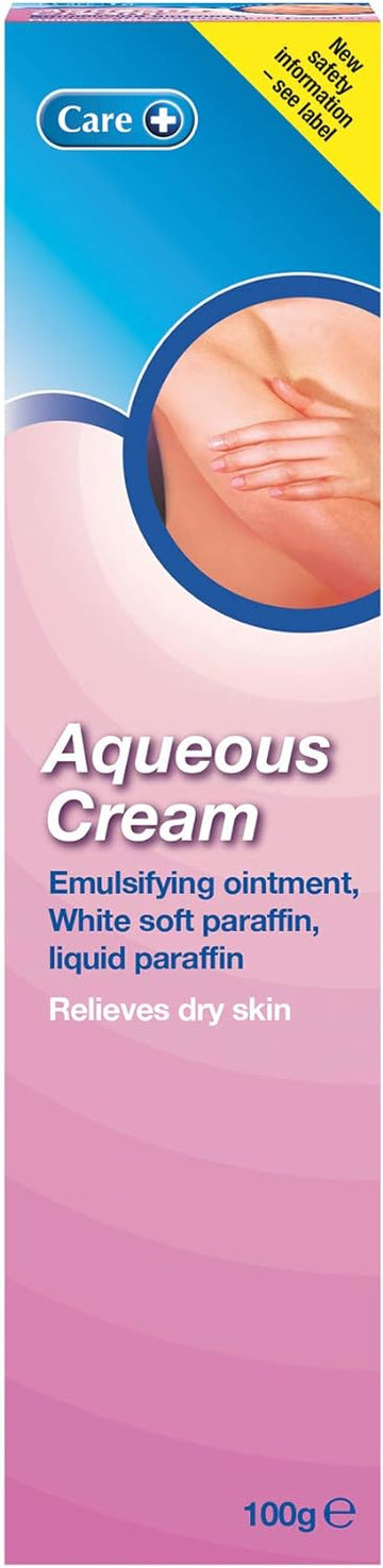 Care Aqueous Cream 100g, Relieves Symptoms of Dry Skin