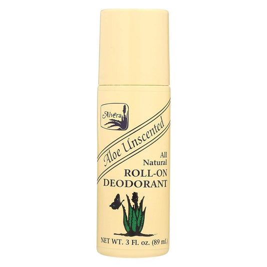 All Natural Roll-On Deodorant Aloe & Almonds 3 Fl Ounce (89 Ml) Liquid