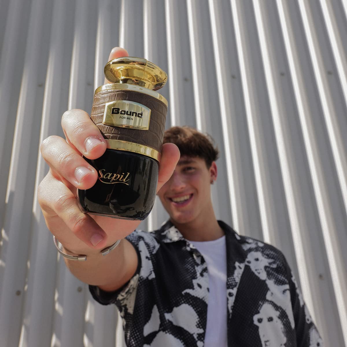Sapil Bound Toilette For Men 3.4 Oz(100 Ml) – Eau De Toilette With Long-Lasting Dubai Scent, Oriental Spicy Blend Of Green Mandarin, Cardamom, Orange Blossom & Tonka Bean For Daily & Special Occasions : Beauty & Personal Care