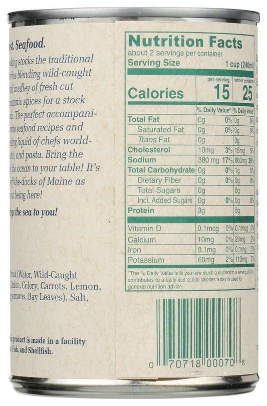 Bar Harbor Fish Stock - 15 Ounces