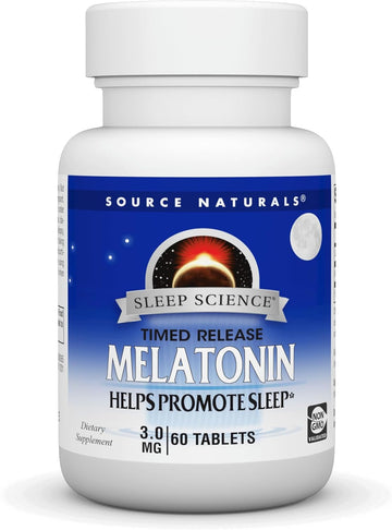 Source Naturals Sleep Science Melatonin* - 3 mg, 60 Time Released Tablets