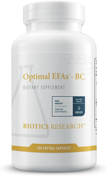 BIOTICS Research Optimal EFAs - BC, Proprietary Blend of Fish, Flaxsee
