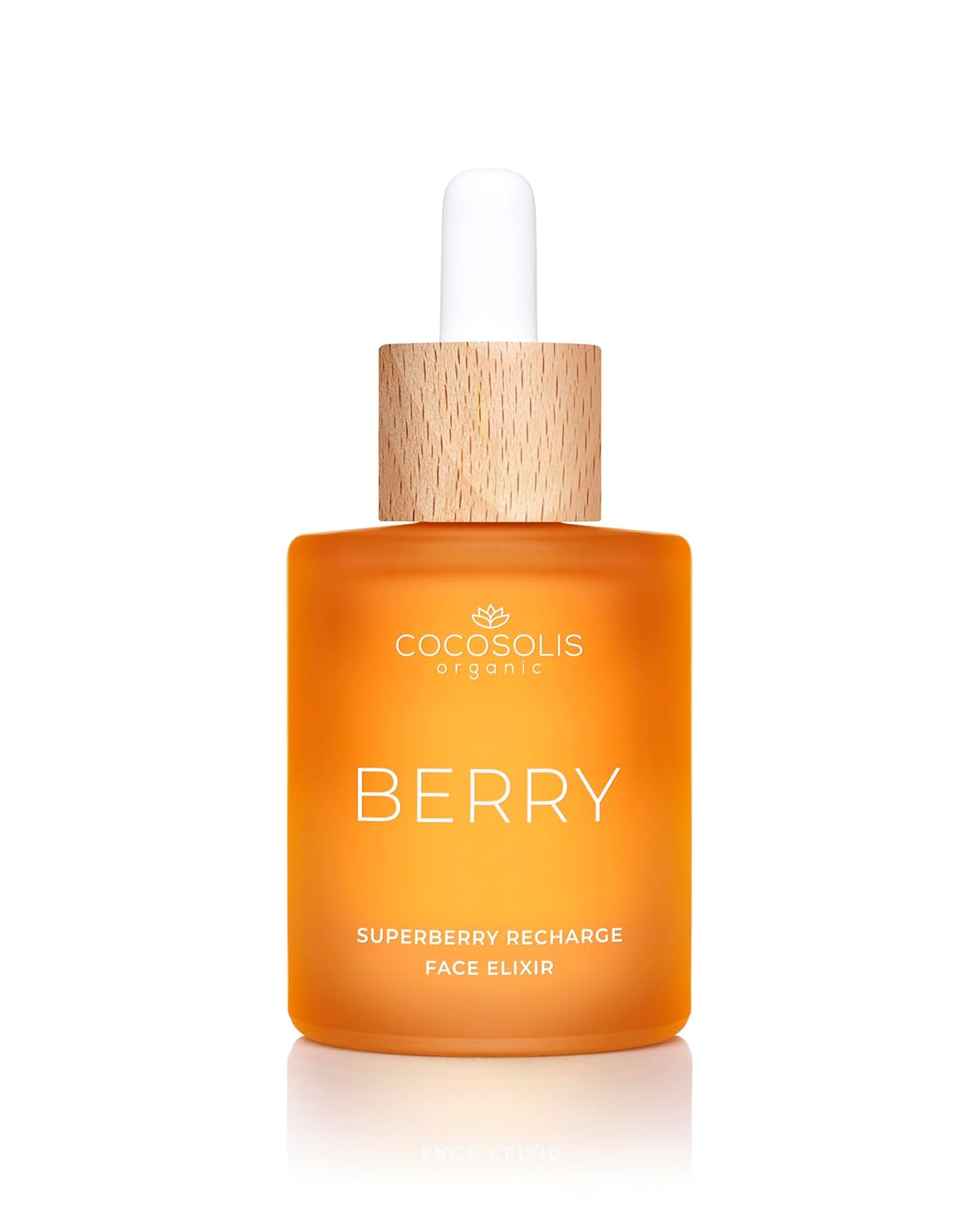 Cocosolis Berry Superberry Recharge Face Elixir, Facial Elixir With Organic Oils, Vegan Nourishing Day Care With Vitamin E And Enzyme-Activated Oils