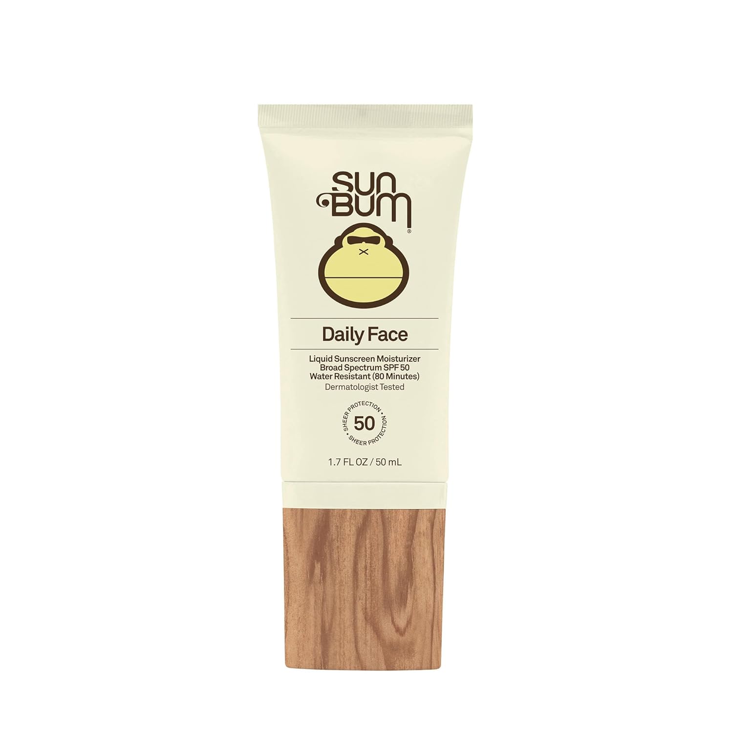 Sun Bum Daily Spf 50 Sunscreen Face Lotion | Vegan And Hawaii 104 Reef Act Compliant (Made Without Oxybenzone & Octinoxate) Broad Spectrum Sun Care | Dermatologist Tested | 1.7 Fl Oz