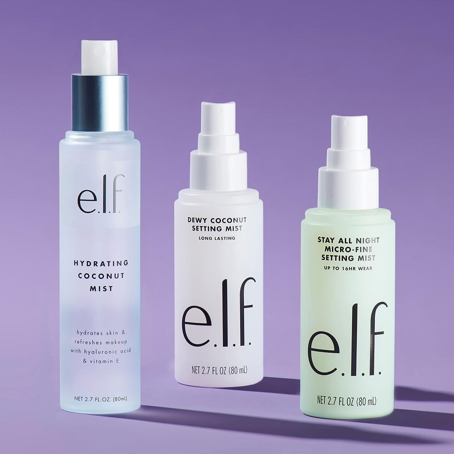 e.l.f. Dewy Coconut Setting Mist, Makeup Setting Spray, Hydrates & Conditions Skin, 2.7 Fl Oz (80mL) : Amazon.co.uk: Beauty