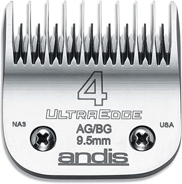 Andis 64090 Carbon-Infused Steel Ultraedge Dog Clipper Blade, Size-4 Skip-Tooth, 3/8-Inch Cut Length