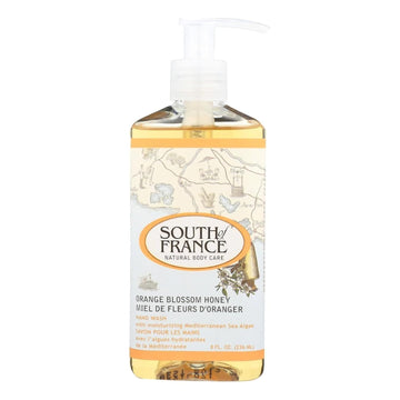 South Of France Orange Blossom Honey Hand Wash With Soothing Aloe Vera, 8 Fl Oz