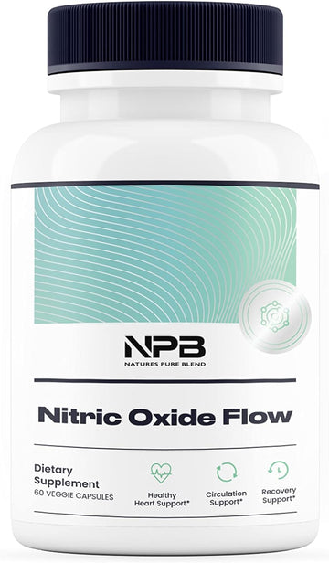 Nature'S Pure Blend Nitric Oxide Supplement L-Arginine - Blood Pressure Support Capsule - 1500Mg - Nitric Oxide Booster - Amino Energy - Preworkout For Men, Muscle Growth