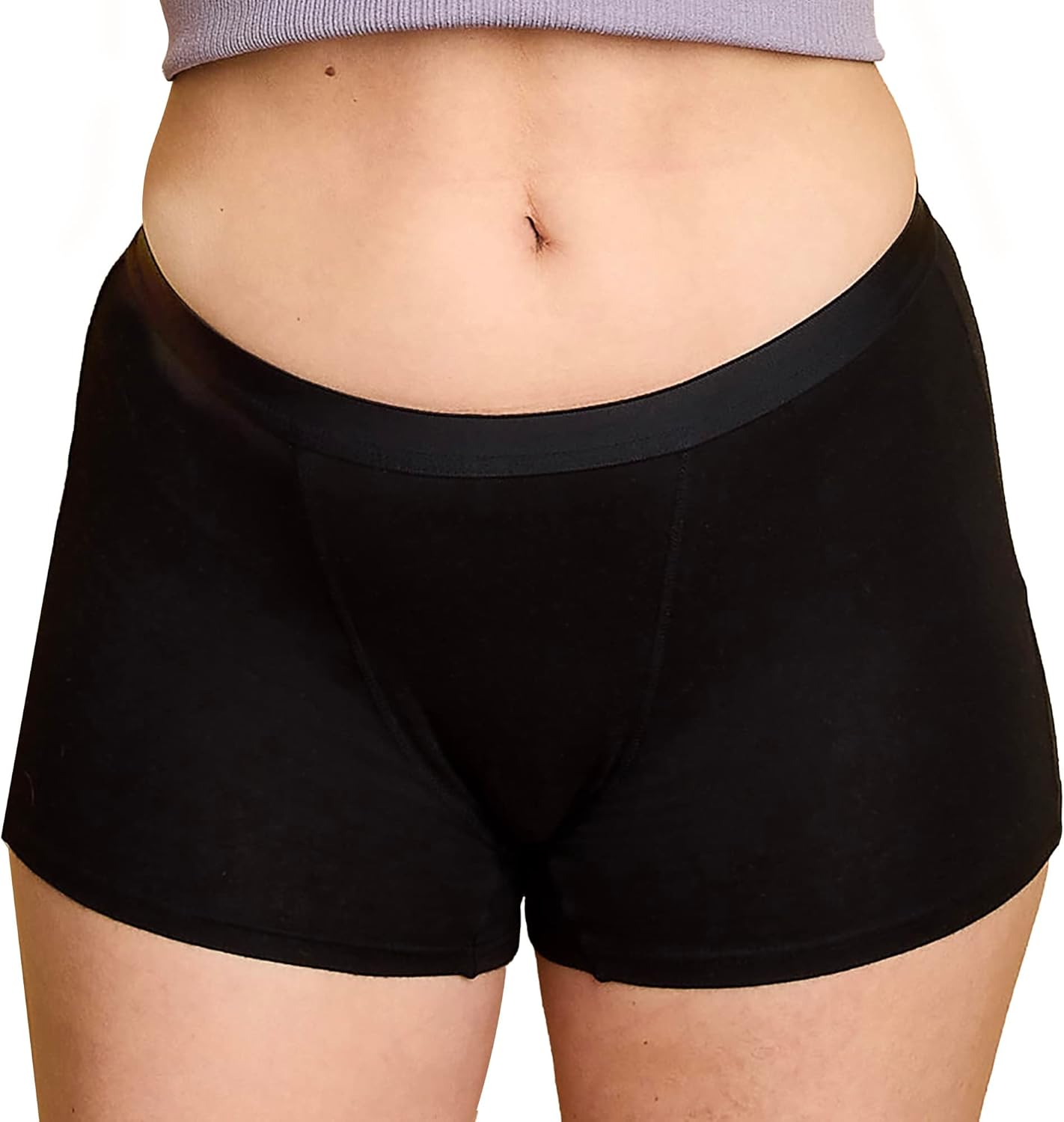 Rael Period Underwear For Women - Boyshort, Cotton Menstrual Panties, Leak Protection, Heavy Flow (S-Xxl)