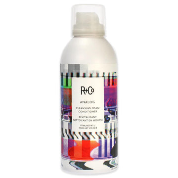 R+Co Analog Cleansing Foam Conditioner, Weightless Conditioner For Nourished, Shiny And No-Frizz Hair