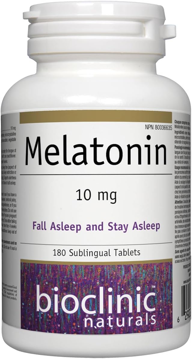 Bioclinic Naturals - Melatonin 10 Mg 180 Tablets
