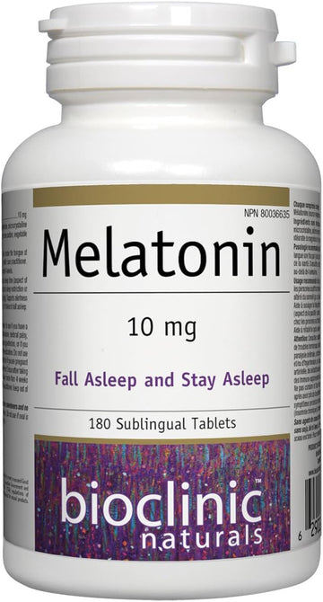 Bioclinic Naturals - Melatonin 10 Mg 180 Tablets