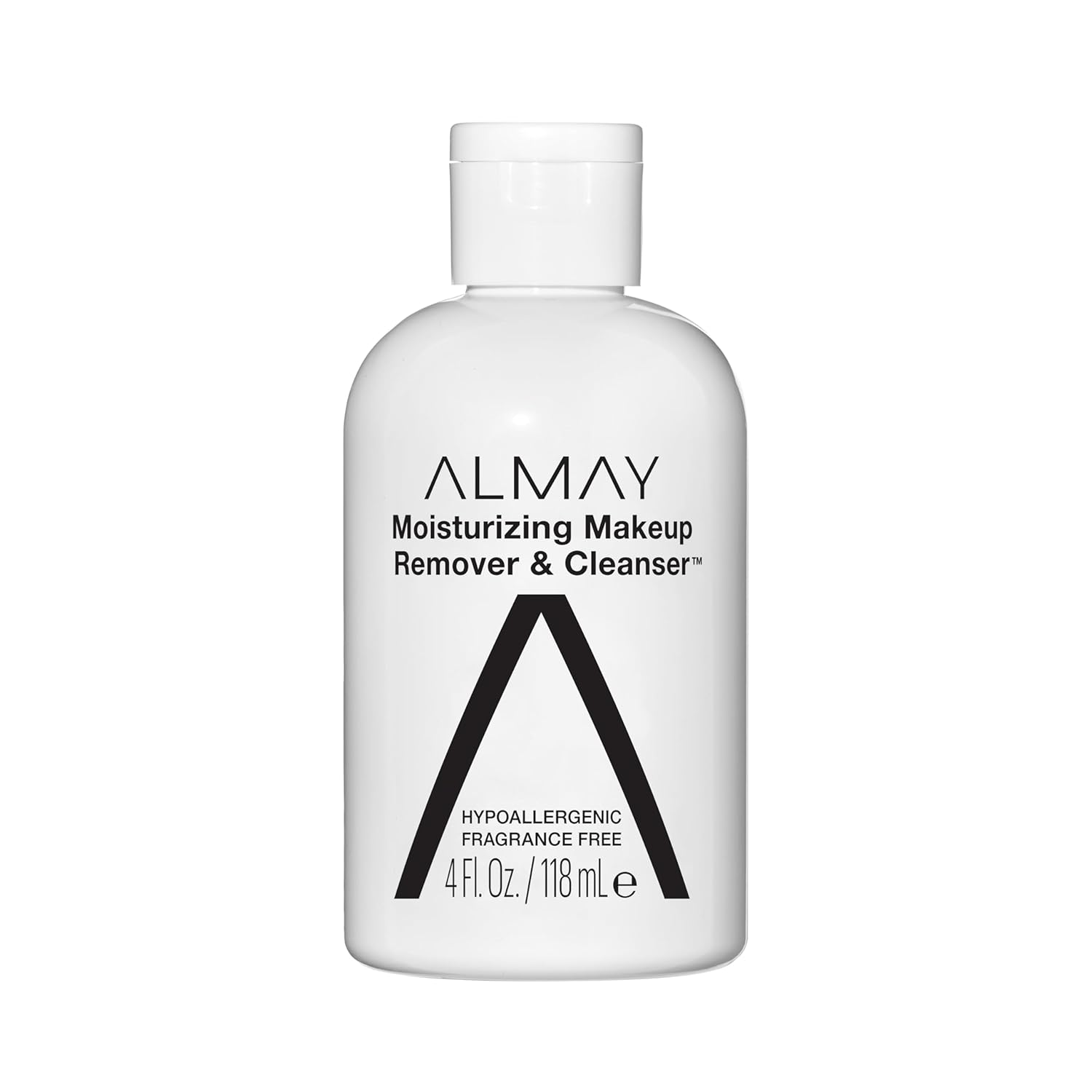 Almay Moisturizing Makeup Remover, Dermatologist Tested And Fragrance Free, Hypoallergenic Cleanser, Removes Regular And Longwear Makeup, 1 Pack, 4 Fl Oz