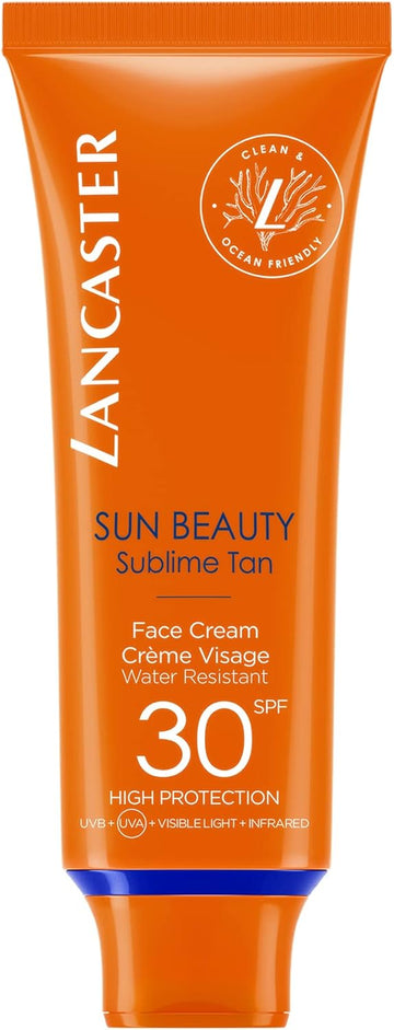 Lancaster Sun Beauty Face Cream Spf50 50Ml, Photoaging Control, Broad Spectrum Sun Protection, High Protection With Full Light Technology, Water And Sweat Resistant, Clean Formula