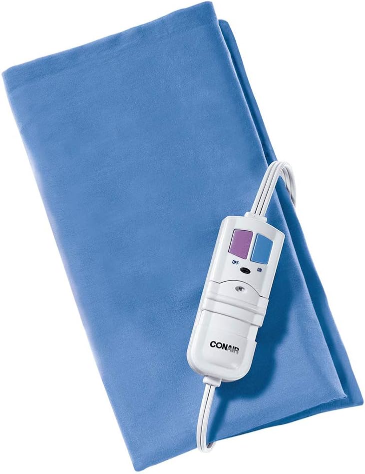 Conair Comfort Moist/Dry Heating Pad For Back Pain Relief, Heating Pad For Neck And Shoulder, Menstrual Heating Pad For Cramps, King Size 11.5 Inch X 20.5 Inch W/ Auto Off : Health & Household