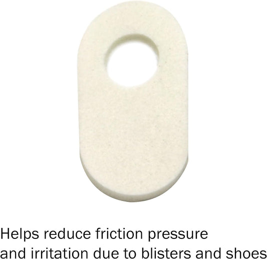 McKesson Corn Pads - Reduce Friction and Pressure on Toes - Felt, Adhesive, White - Size 101-Narrow, 1/8 in, 100 Count