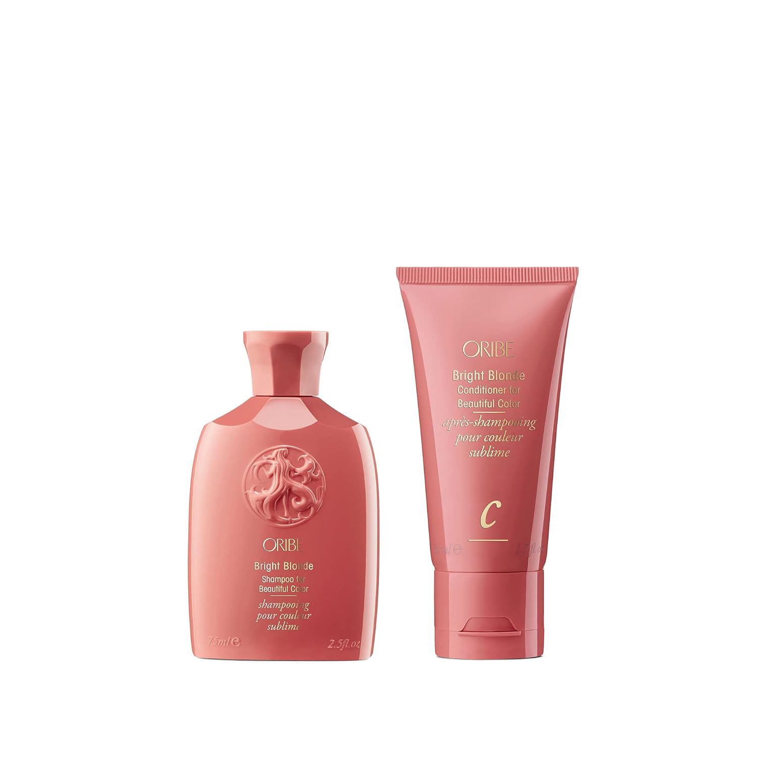 Oribe Bright Blonde Shampoo and Conditioner for Beautiful Color Travel Bundle : Beauty & Personal Care