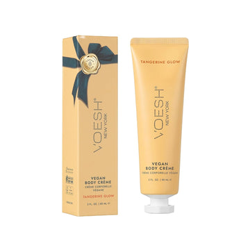 Voesh New York Velvet Luxe Vegan Lotion, Tangerine Glow, 3 Oz