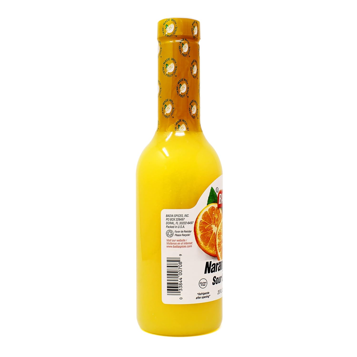 Badia Orange Bitter - Naranja Agria, 20 Ounce, Yellow (BA405) : Everything Else
