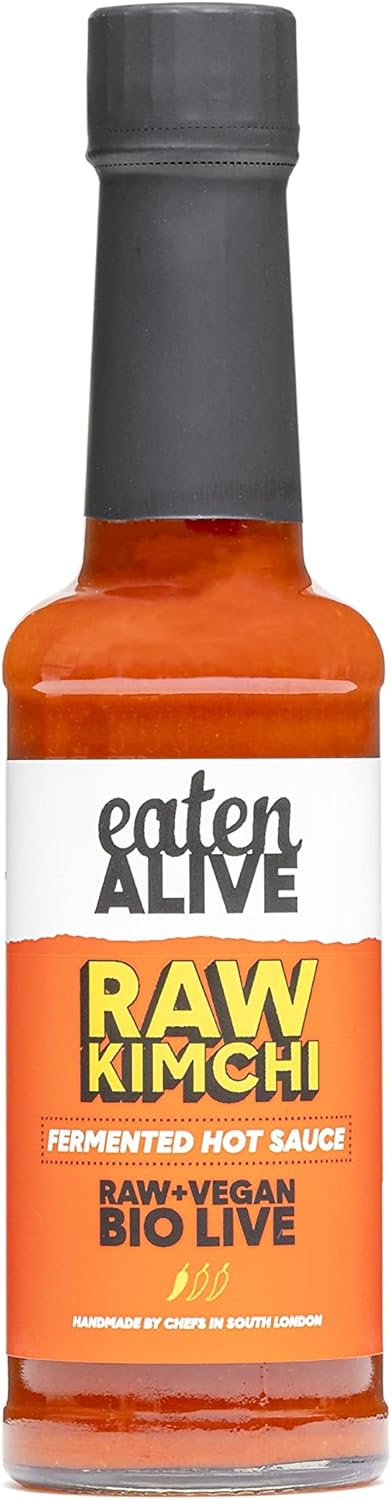 Eaten Alive - Raw Kimchi Fermented Hot Sauce (150Ml) Vegan & Made In The Uk - Award Winning