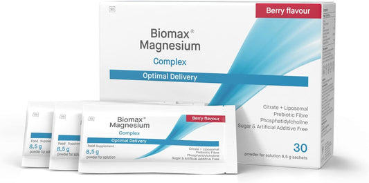 Coyne Healthcare Biomax Magnesium Advanced Delivery Berry Flavour 30 X 8.4G Sachets