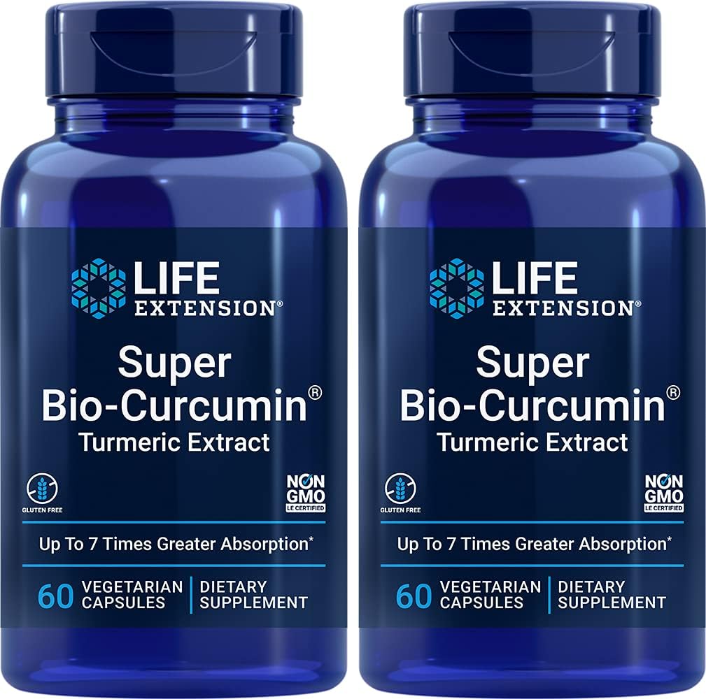 Life Extension - Super Bio-Curcumin - 400 Mg - 60 Caps (Pack Of 2)