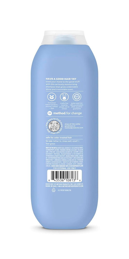 Method Moisturizing Shampoo, Simply Nourish With Shea Butter, Coconut, And Rice Milk Scent Notes, Paraben And Sulfate Free, 14 Oz (Pack Of 1)