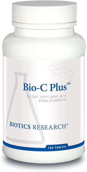 Biotics Research Bio C Plus Provides Vit C As Mixed Mineral Ascorbates With Citrus Bioflavonoids, Sod And Catalase. Vit C Plus Bioflavonoids, Potent Antioxidant, Immune System 100Tabs