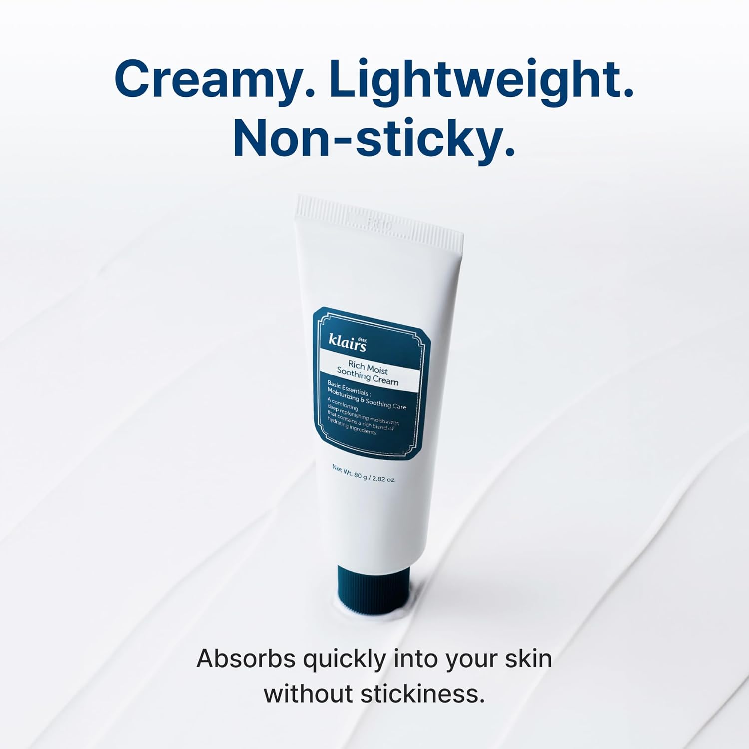 Dearklairs Rich Moist Soothing Cream 80Ml, Repair Skin Barrier, Sensitive Skin, Hypoallergenic, Centella Asiatica, Ceramide, Moisturizer, Full Hydration, Non-Sticky Texture, Korean Moisturizer : Beauty & Personal Care