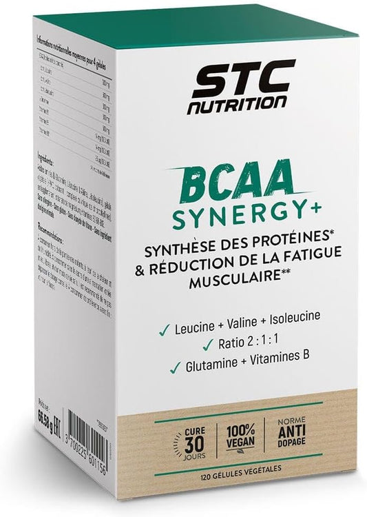Stc Nutrition Bcaa Synergy+ 120 Capsules