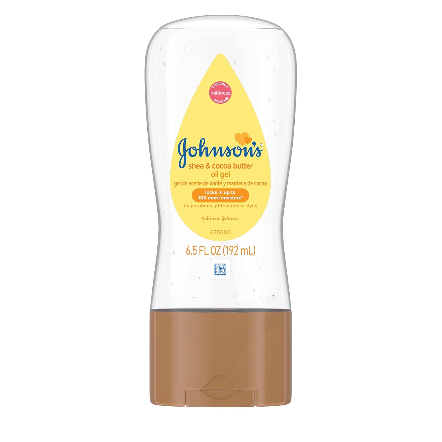 Johnson'S Baby Oil Gel Enriched With Shea And Cocoa Butter, Great For Baby Massage, 6.5 Fl. Oz, Pack Of 6 (Packaging May Vary)