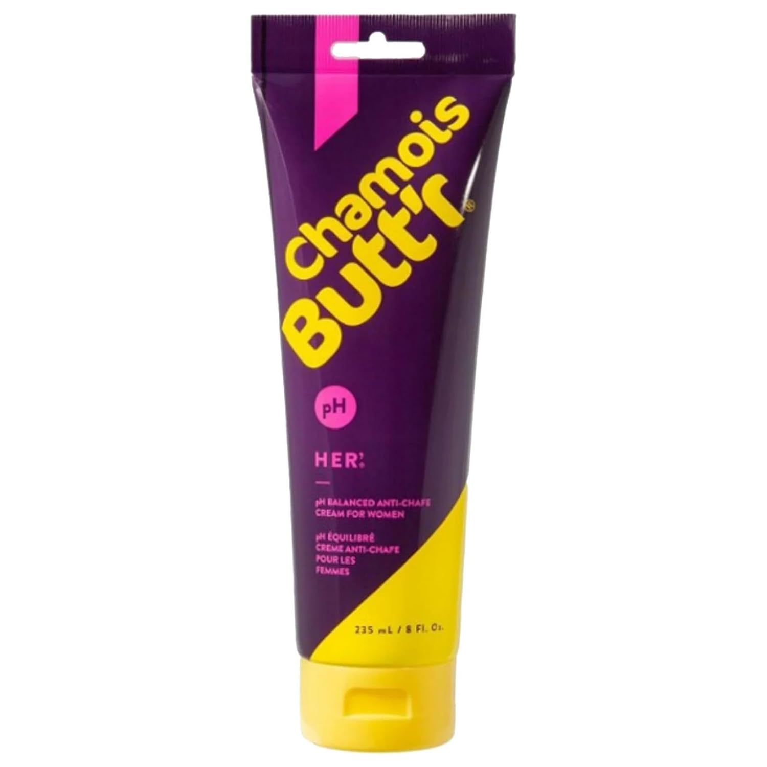 Chamois Butt'R Her' Anti-Chafe Cream, 8 Ounce Tube