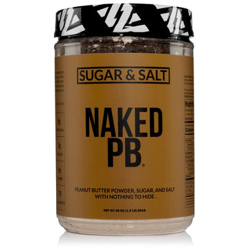 Sugar And Salt Peanut Butter From Us Farms, Only 3 Ingredients - Roasted Peanuts, Sugar & Salt Pb Powder, Vegan, 46 Servings - Naked Pb