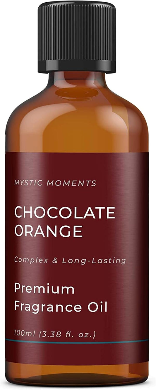 Mystic Moments | Chocolate Orange Fragrance Oil - 100ml - Perfect for Soaps, Candles, Bath Bombs, Oil Burners, Diffusers and Skin & Hair Care Items