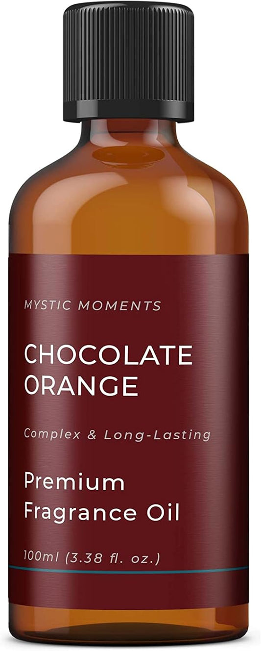 Mystic Moments | Chocolate Orange Fragrance Oil - 100Ml - Perfect For Soaps, Candles, Bath Bombs, Oil Burners, Diffusers And Skin & Hair Care Items