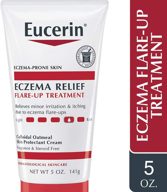 Eucerin Eczema Relief Flare-Up Treatment - Provides Immediate Relief For Eczema-Prone Skin - 5 Oz. Tube