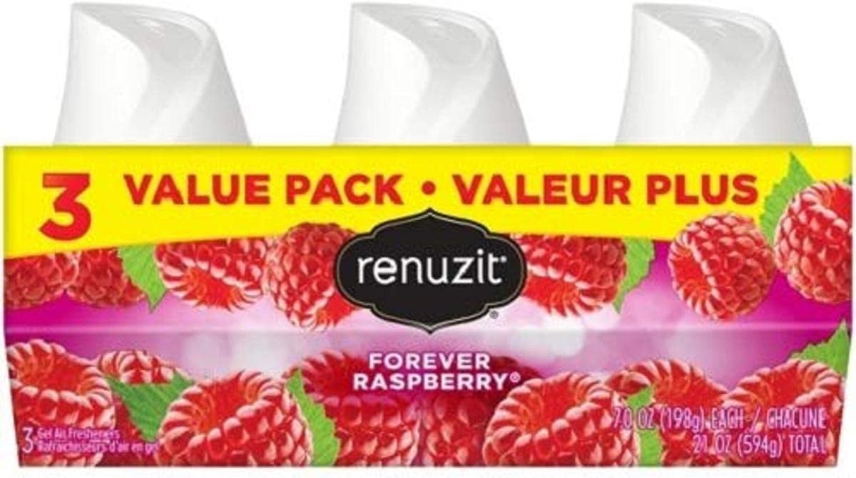 Renuzit Aroma Adjustables Airfreshner, Raspberry, 7 Ounce (Pack of 3) : Health & Household