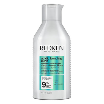 Redken Acidic Bonding Curls Silicone-Free Shampoo | For Curly Hair | Curl Control + Definition | With Citric Acid, Avocado Oil, Shea Butter | Sulfate-Free | Hydrating Shampoo | Repairs Damaged Curls