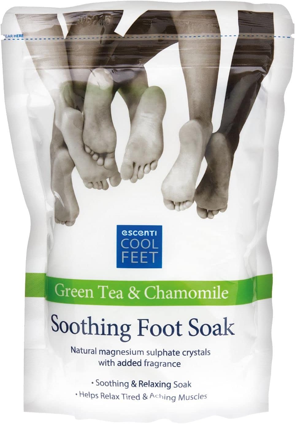 Escenti Cool Feet Soothing Spearmint & Menthol Essential Foot Soak