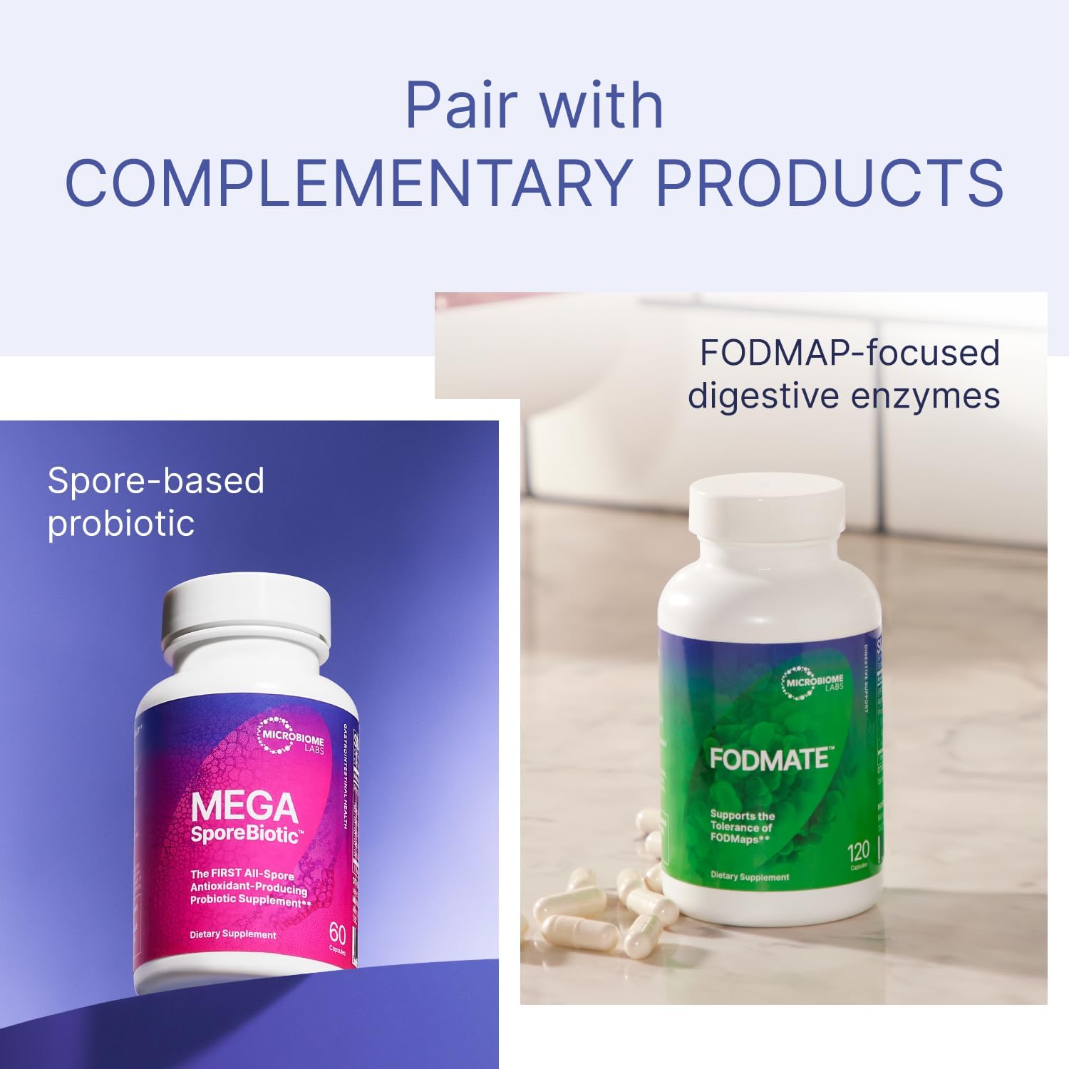 Microbiome Labs MegaGuard - Artichoke Leaf + Ginger Extract to Support Digestive Health - Daily Gut Health Supplement for Occasional Bloating Relief (60 Capsules) : Health & Household
