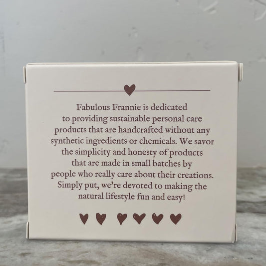 Fabulous Frannie 100% Natural Herbal Soap 4 Oz Made With Pure Essential Oils (Lemongrass)