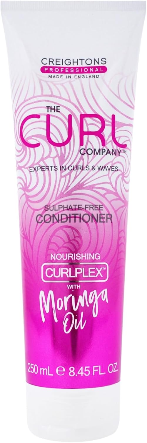 The Curl Company Sulphate Free Conditioner (250Ml) - Professionally Formulated With Nourishing Curplex With Moringa Oil. Experts In Curls & Waves