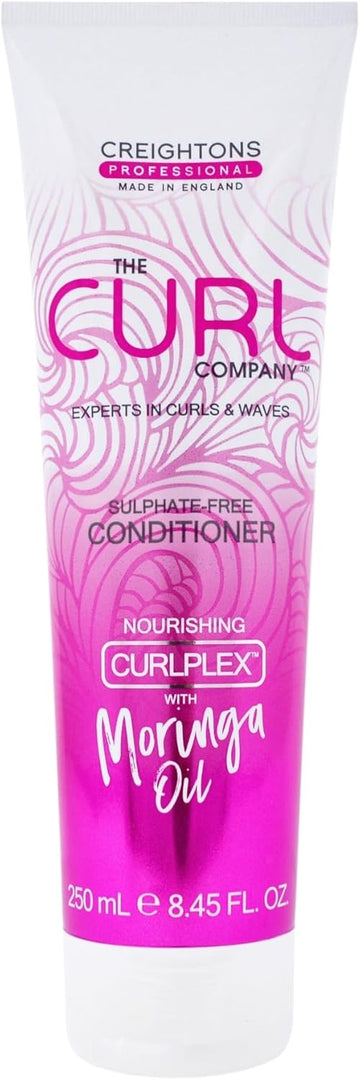 The Curl Company Sulphate Free Conditioner (250Ml) - Professionally Formulated With Nourishing Curplex With Moringa Oil. Experts In Curls & Waves