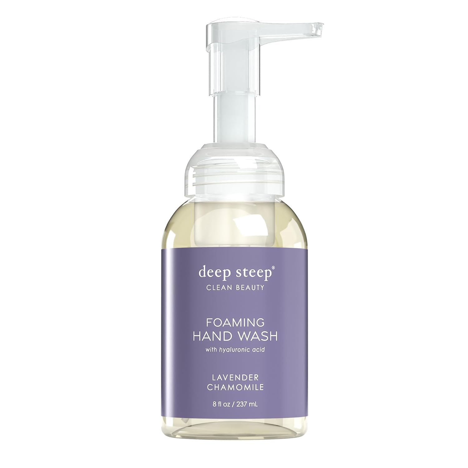 Deep Steep Foaming Hand Wash, Rosemary Mint, 8 Oz – Gentle Cleanser With Aloe, Argan Oil, Shea Butter & Hyaluronic Acid – Vegan, Clean Beauty, Soft & Hydrated Hands
