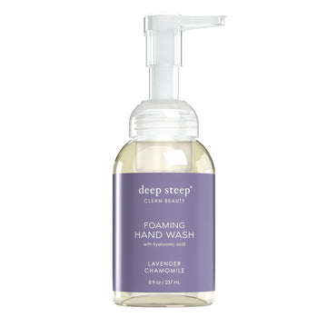 Deep Steep Foaming Hand Wash, Passion Fruit Guava, 8 Oz – Gentle Cleanser With Aloe, Argan Oil, Shea Butter & Hyaluronic Acid – Vegan, Clean Beauty, Soft & Hydrated Hands