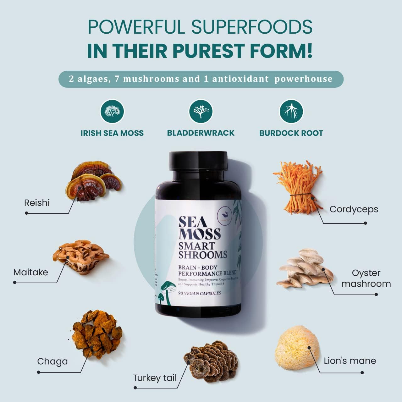 Natural Stress Relief Supplement - Non-Gmo, Vegan, Gluten-Free